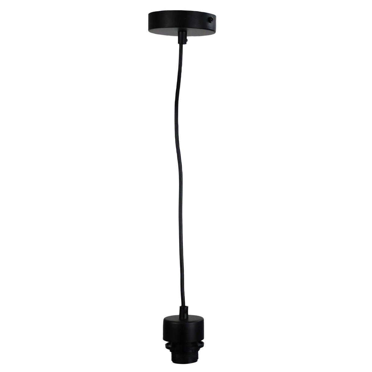 Parti Cord Suspension BLACK /BLACK Flex E27 - pendant - Lux Lighting