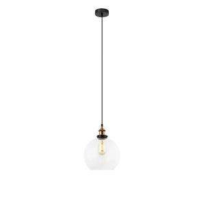 Pesini Interior Wine Glass With Antique Brass/ Chrome Highlight Pendant Lights