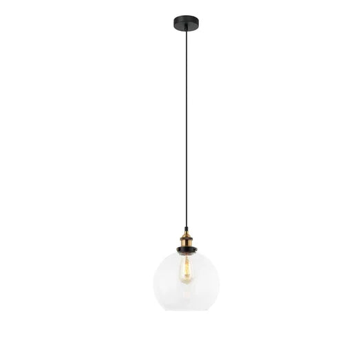 Pesini Interior Wine Glass With Antique Brass/ Chrome Highlight Pendant Lights