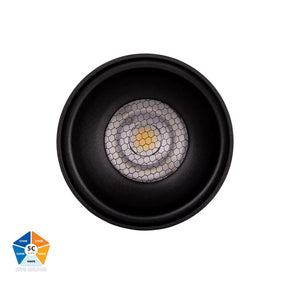 Nella BLACK -EXT 12w Surface Mounted LED Downlight - Ceiling mount - Lux Lighting