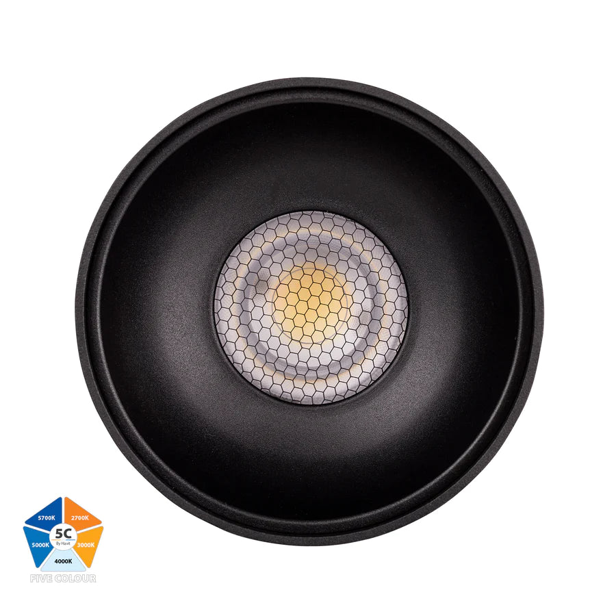 Nella BLACK 18w Surface Mounted LED Downlight - Ceiling mount - Lux Lighting