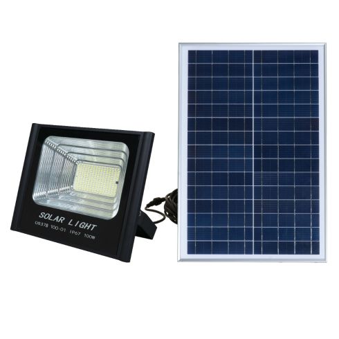 Led Solar Flood 100w 6k B