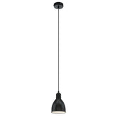 Priddy Pendant E27 Blk - pendant - Lux Lighting