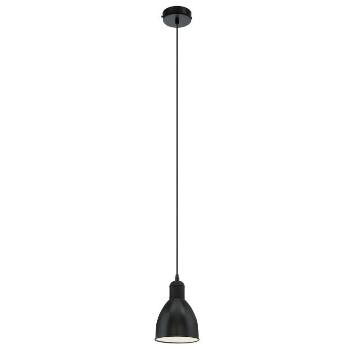 Priddy Pendant E27 Blk - pendant - Lux Lighting