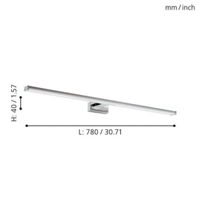 Pandella1 14w CH Led 4000k 780mm - wall light - Lux Lighting