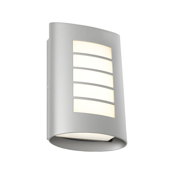 BICHENO LED EXTERIOR SILVER - outdoor wall light - Lux Lighting