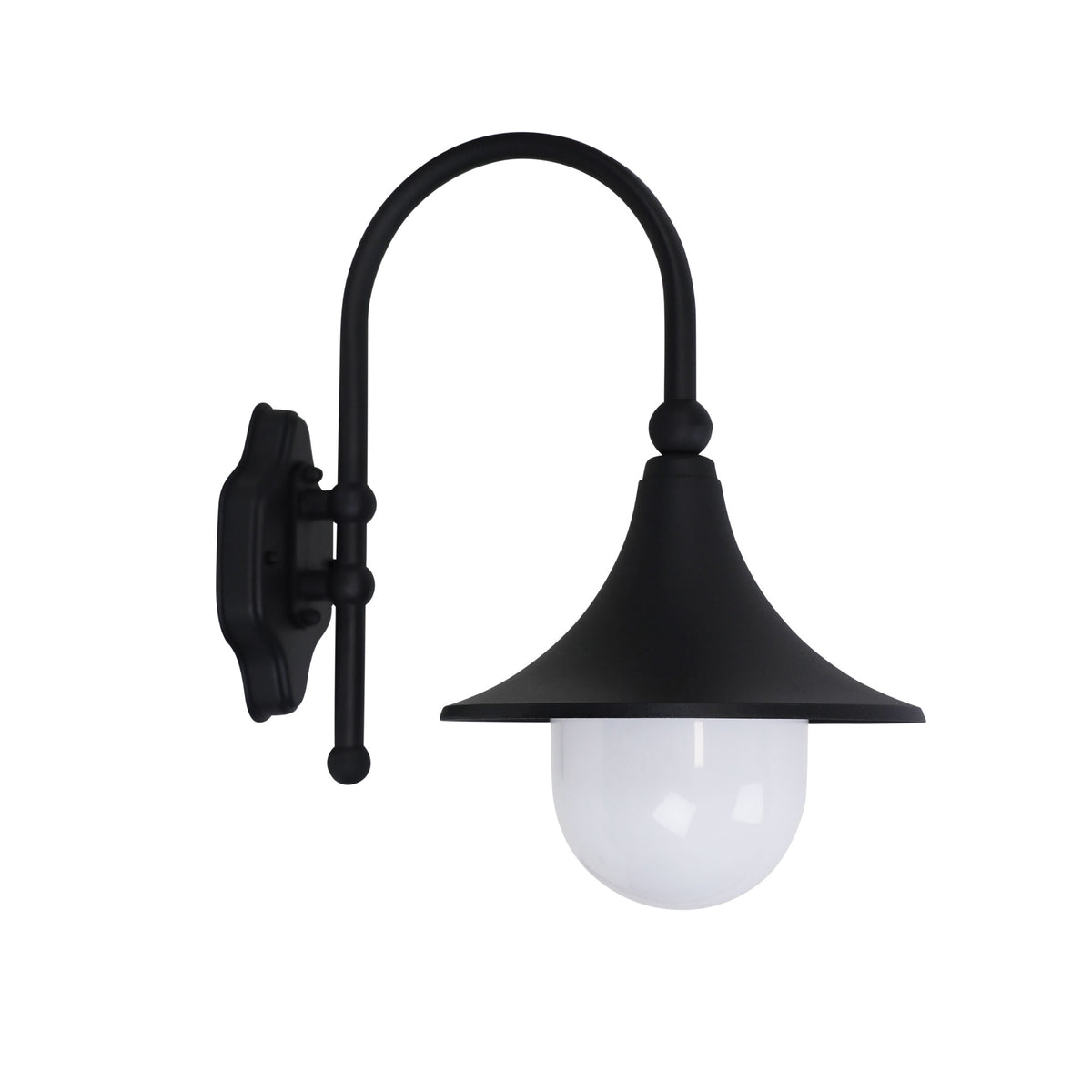 Moca BLACK Outdoor Wall Light - outdoor wall light - Lux Lighting