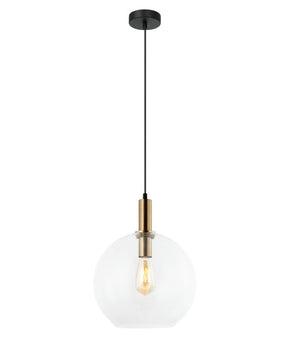 Patera Interior Glass With Extended Bronze Highlight Pendant Lights - pendant - Lux Lighting