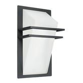 Park Exterior Wall Light 1x60w E27 Anth - outdoor wall light - Lux Lighting