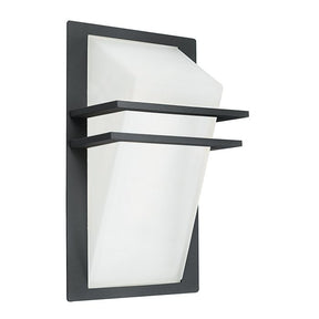 Park Exterior Wall Light 1x60w E27 Anth - outdoor wall light - Lux Lighting