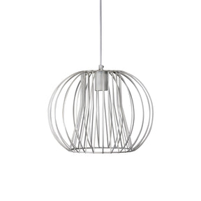 Malo.35 White Wire Pendant - pendant - Lux Lighting