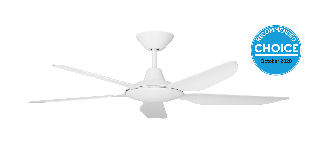 Storm DC 56 White no light - Ceiling Fan - Lux Lighting