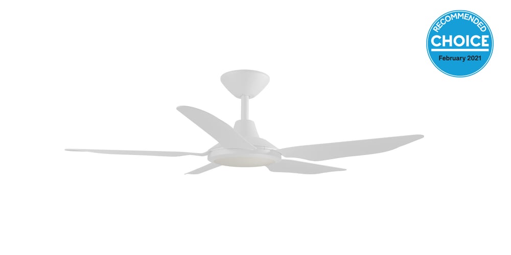 Storm DC 48 White LED CCT - Ceiling Fan - Lux Lighting