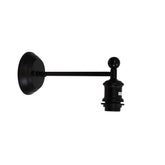 Boulton Vintage Bracket Wall Light In Matt BLACK - wall light - Lux Lighting