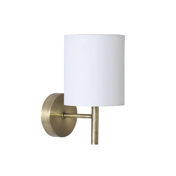 Blanche Wall Light E14 - Antique Brass - wall light - Lux Lighting