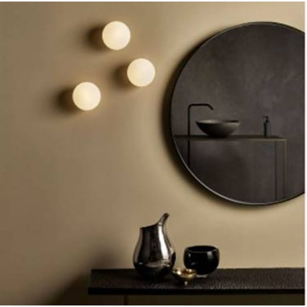 Orb Wall Light Mushroom White G9 - wall light - Lux Lighting