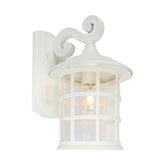 COVENTRY 1LT EXTERIOR LARGE WHITE - outdoor wall light - Lux Lighting