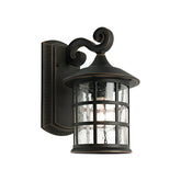 COVENTRY 1LT EXTERIOR SMALL BRONZE - outdoor wall light - Lux Lighting