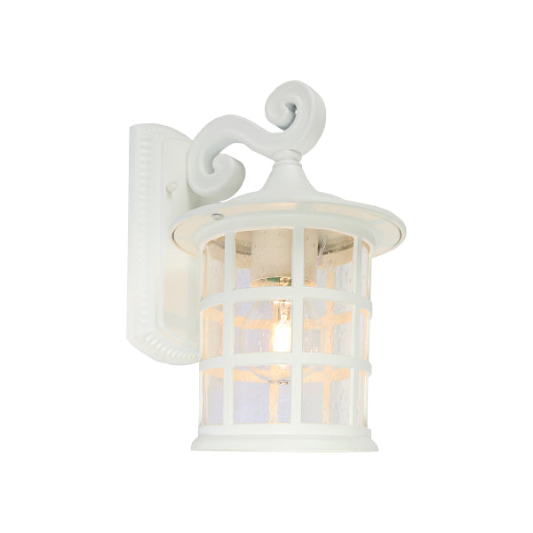 COVENTRY 1LT EXTERIOR SMALL WHITE - outdoor wall light - Lux Lighting