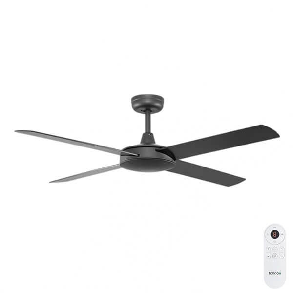 Fanco Eco Silent Deluxe Abs - 52 132cm  Smart Remote - No Light - Ceiling Fan - Lux Lighting