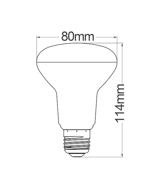 10W LED ES REFL FR R80 10W 3000K