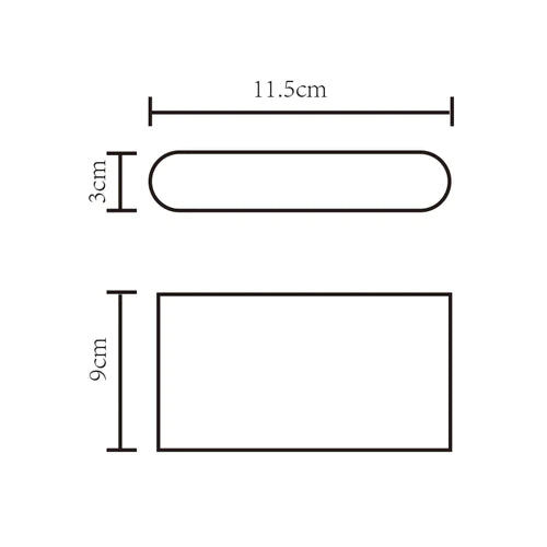 4w Up/down Wall-mounted Lamp BLACK - outdoor wall light - Lux Lighting