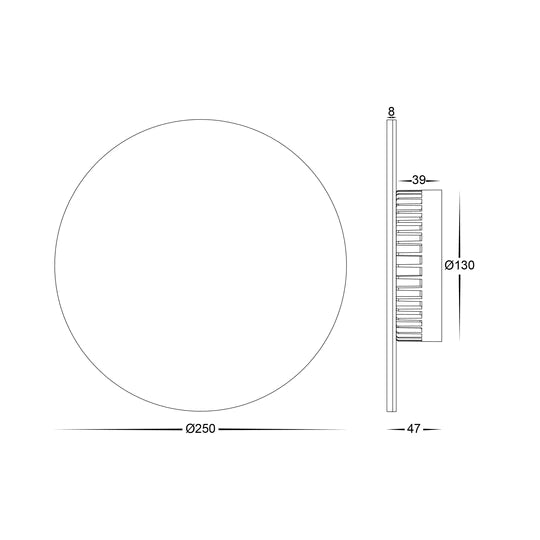 Halo White TRI Colour LED Wall Light - outdoor wall light - Lux Lighting