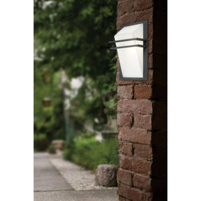 Park Exterior Wall Light 1x60w E27 Anth - outdoor wall light - Lux Lighting