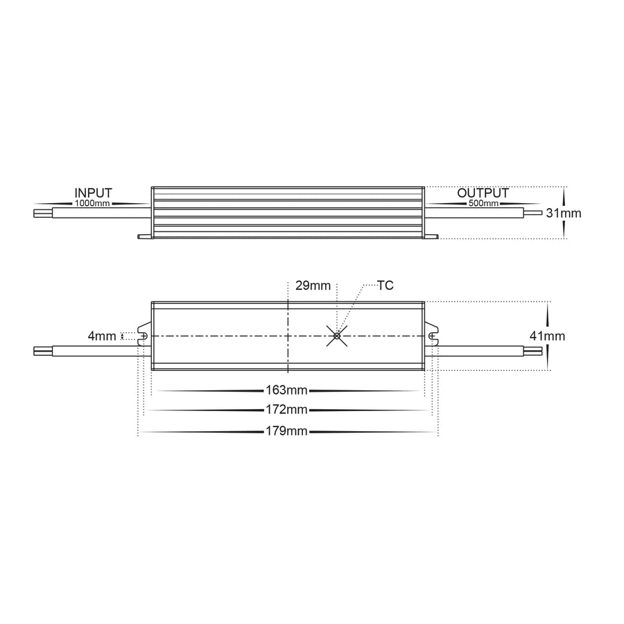 60w Weatherproof LED Driver 12V