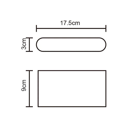 2 X 5w Led Up/down Wall Lamp Black