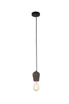 Pen Stone Pendant Es Cement / stone - pendant - Lux Lighting