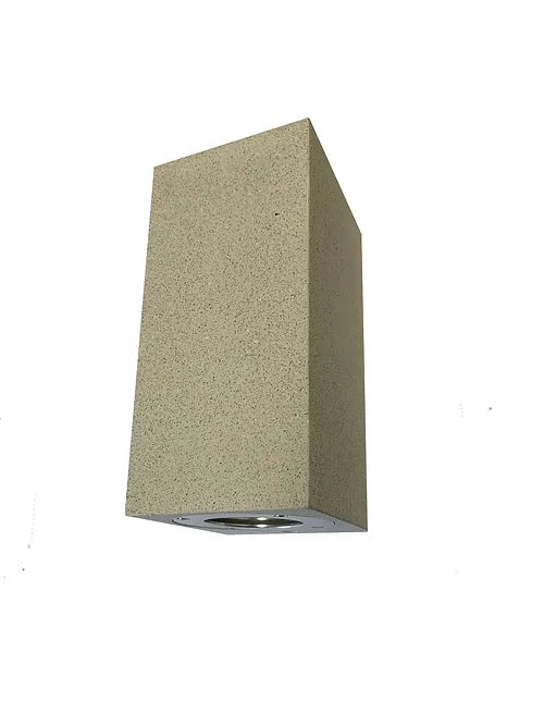 Up/Down Wall Light - Natural Concrete - outdoor wall light - Lux Lighting