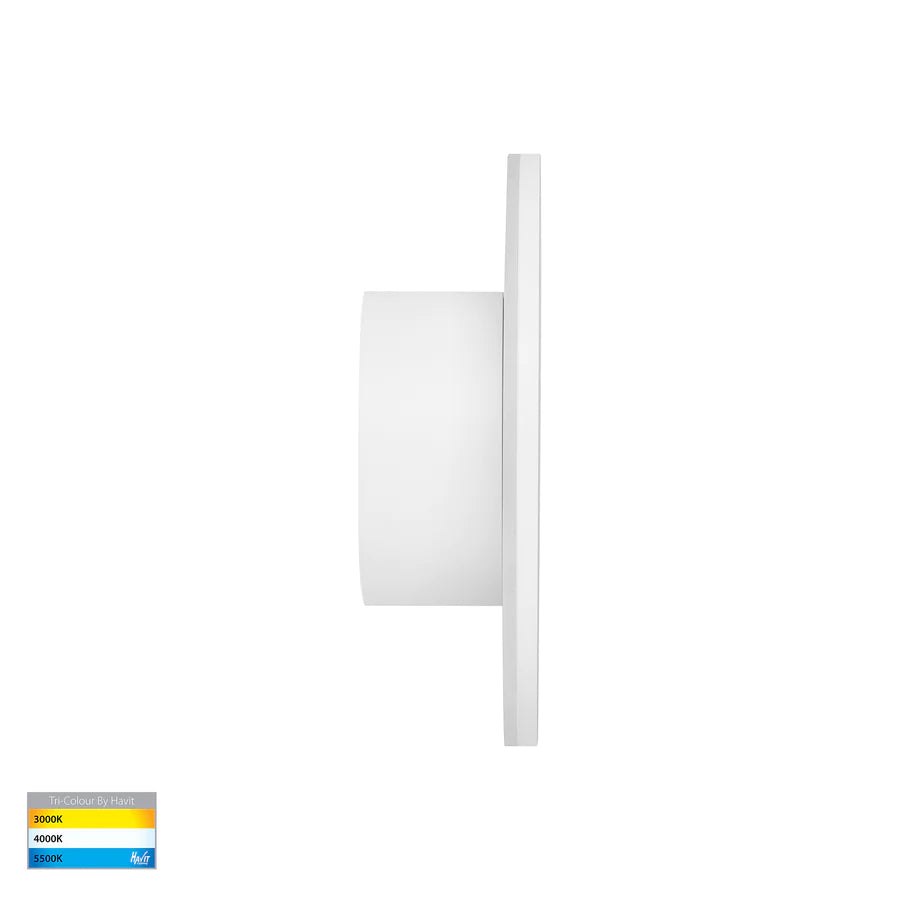 Halo White TRI Colour 7W LED Wall Light 240V