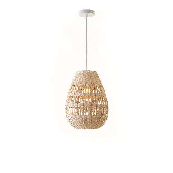 Shiri Rattan Pendant Light - Large - pendant - Lux Lighting