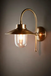 LEGACY OUTDOOR WALL LIGHT ANTIQUE BRASS - outdoor wall light - Lux Lighting