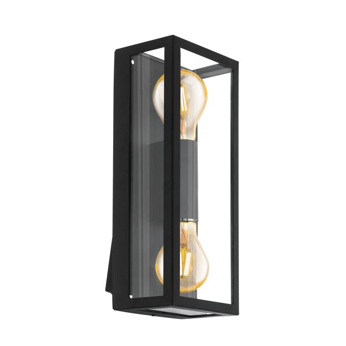 ALAMONTE 1 EXT W/L 2X60W E27 BLK