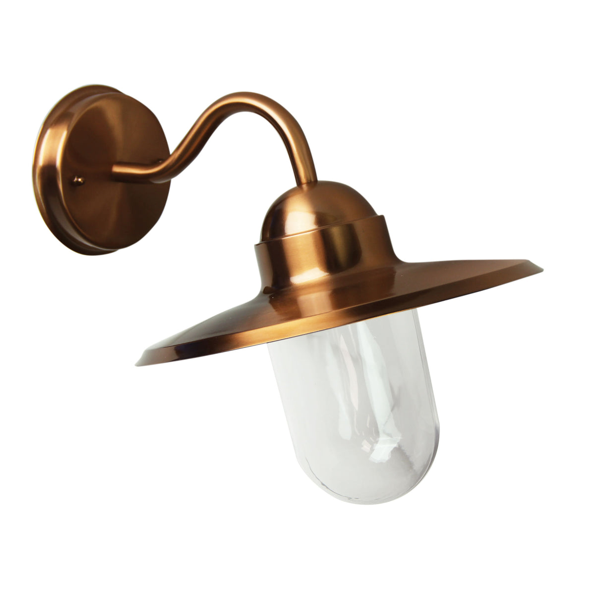 Alley Brass - outdoor wall light - Lux Lighting