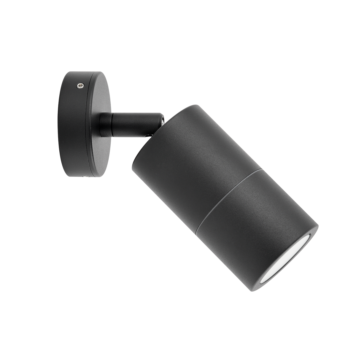 Single Adjustable Spotlight - Black - outdoor wall light - Lux Lighting