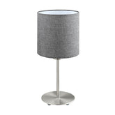 Pasteri T/l 1x60w E27 Sn/grey - Table Lamp - Lux Lighting