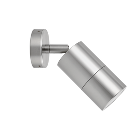 Single Adjustable Spotlight - Titanium - outdoor wall light - Lux Lighting