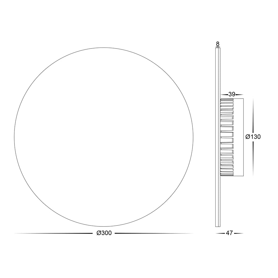 Halo White TRI Colour LED Wall Light - outdoor wall light - Lux Lighting