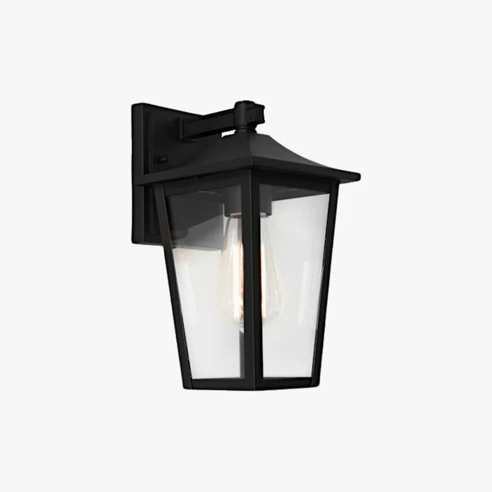 York Wall Light BLACK - outdoor wall light - Lux Lighting