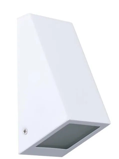 Wall Wedge Light White - outdoor wall light - Lux Lighting