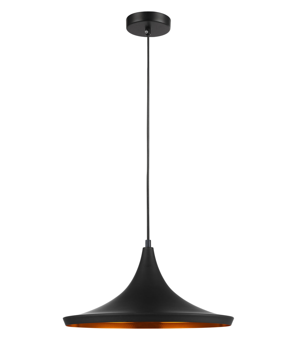 CAVIAR Pendant Es Blk Mexican Hat Od350mm - pendant - Lux Lighting