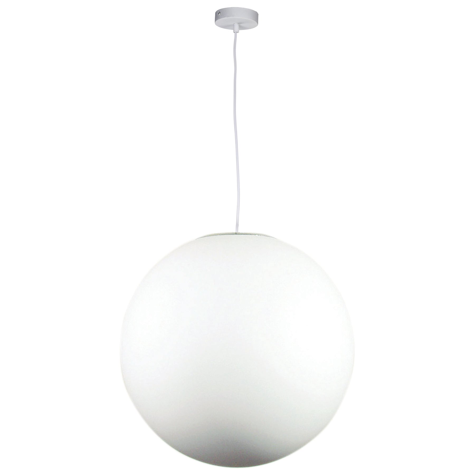 Phase 50cm Opal Acrylic White Pendant - pendant - Lux Lighting