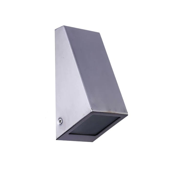 Wall Wedge Light S/steel - outdoor wall light - Lux Lighting