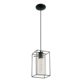 Loncino Pendant 1x60w E27 Black - pendant - Lux Lighting