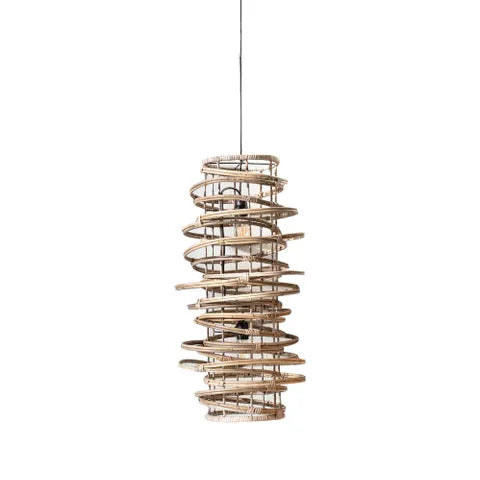 KUBU CEILING PENDANT SMALL NATURAL - pendant - Lux Lighting