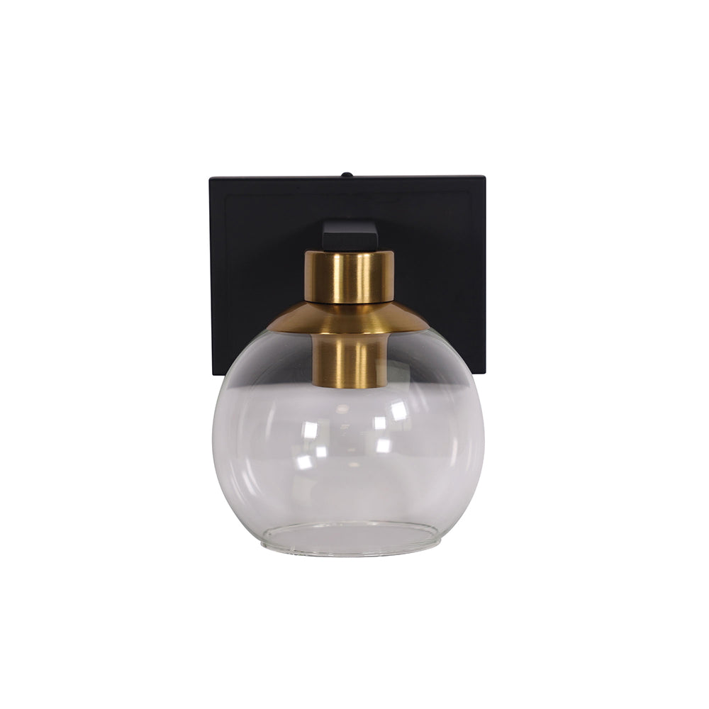 ASCOT WALL LIGHT - S/BRASS