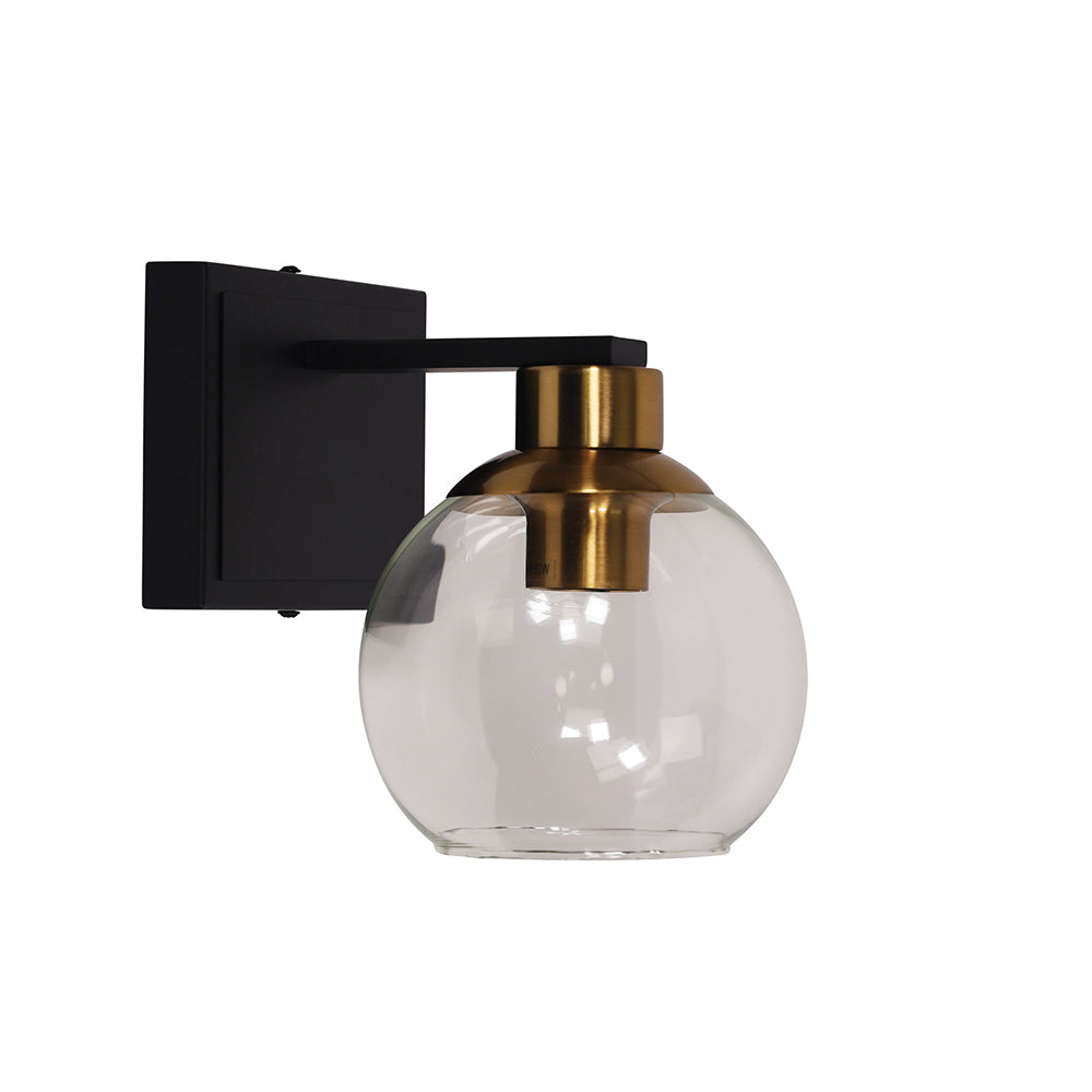 ASCOT WALL LIGHT - S/BRASS